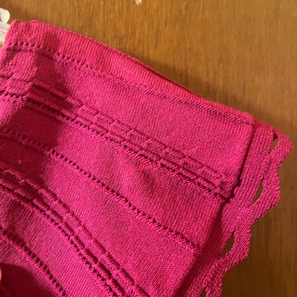 Ted Baker London Dilpree Fuchsia Off the Shoulder Knit Dress - Picture 10 of 11